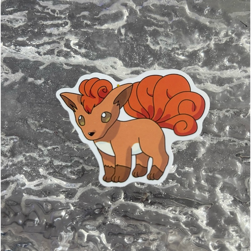 5/$10 Waterproof New Vinyl Sticker Decal Vulpix Pokémon